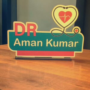 Gift for Doctors Creative Name Board