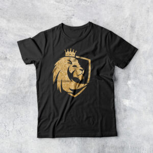 Lion Black T Shirt